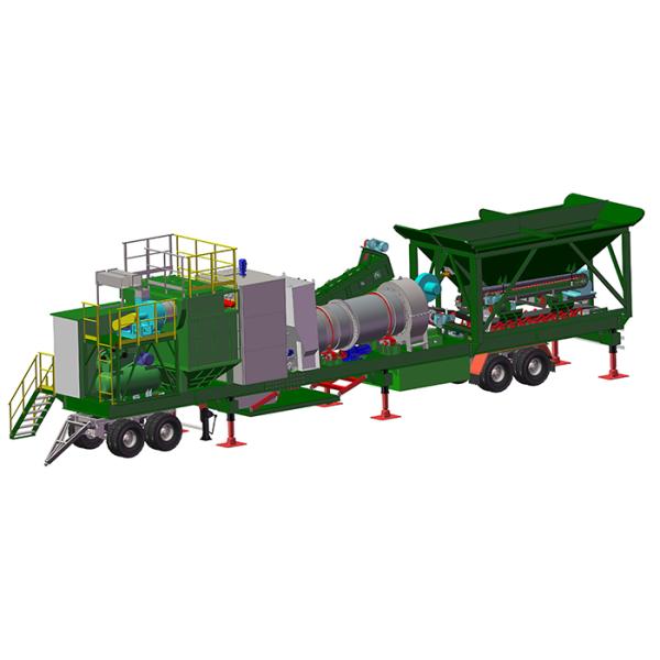 12 Months Warranty Easy To Move Automatic Small Portable Asphalt Plant