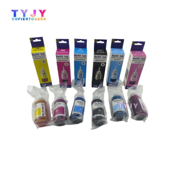 Refill Dye Ink for Epson L800 L805 L810 L850 L860 L1800 Ink Bottle 673 T6731 T6732 T6733 T6734 T6735 T6736