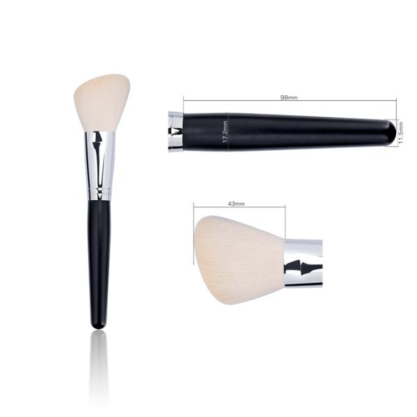 PBT Hair High End Makeup Brush Cosmetics Powder Brush Set Aluminum Ferrule