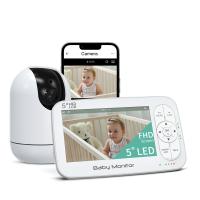 Intercomunicador de dos vías Monitor de bebés Wifi 2.4Ghz Video Bebé teléfono 360 grados de acceso remoto
