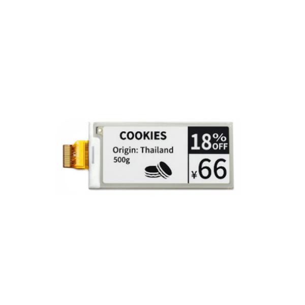 2.9 Inch E Paper Display 128X296 SPI Interface ISO9001 Certified