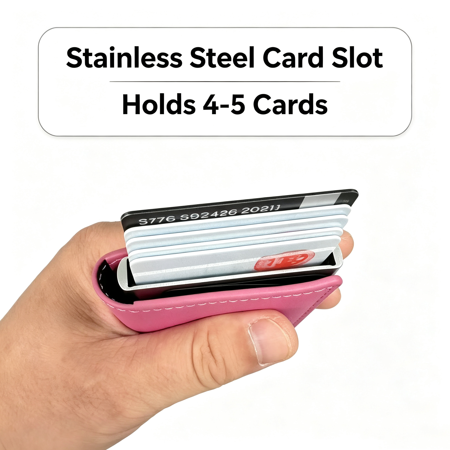 Blank Laser Engravable Vegan PU Leatherette Card Holders
One-Touch Pop-out design, cash pocket & stainless steel inner tray, laserable blanks for CO2 laser & DIY engraving gifts