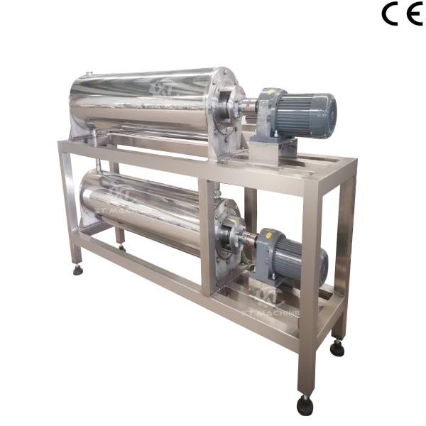 SUS304 Peanut Butter Cooling Machine Almond Peanut Cooling Equipment Heat Exchange Machine