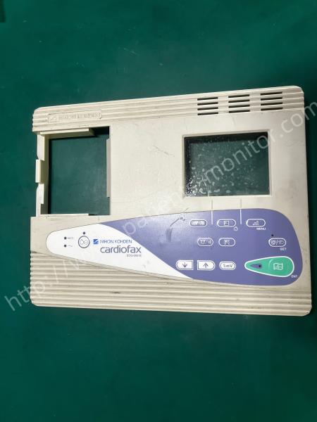 Nihon Kohden Cardiofax ECG-6951E Máquina de ECG Capa delantera Cuadro de plástico blanco de reemplazo