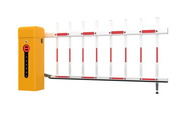 Parking Automatic Barrier Gate With DC24V Brushless Motor And Remote Control Up To 30m