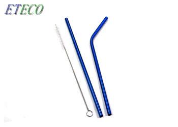 Non Plastic Stainless Steel Drinking Straws FDA Approved No Metal Aftertaste