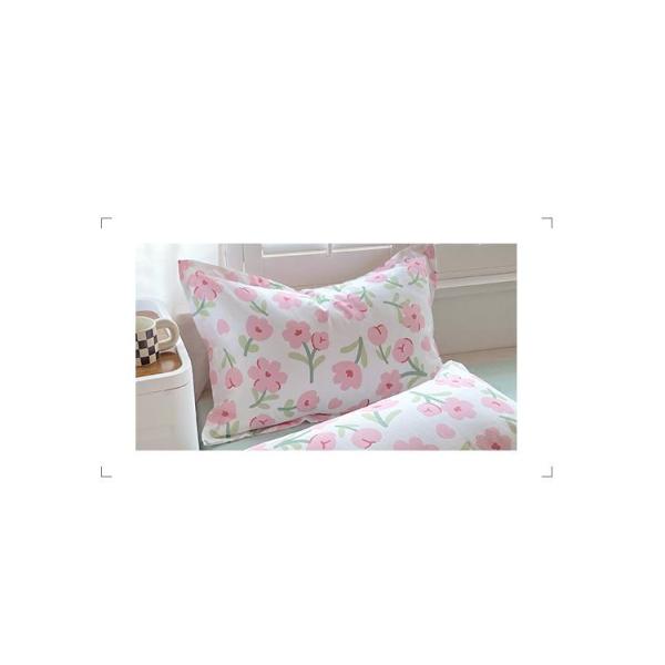 Grade A 2024 Tendance épaissie brossée en coton lavé Lit four-piece ensemble feuille en gros