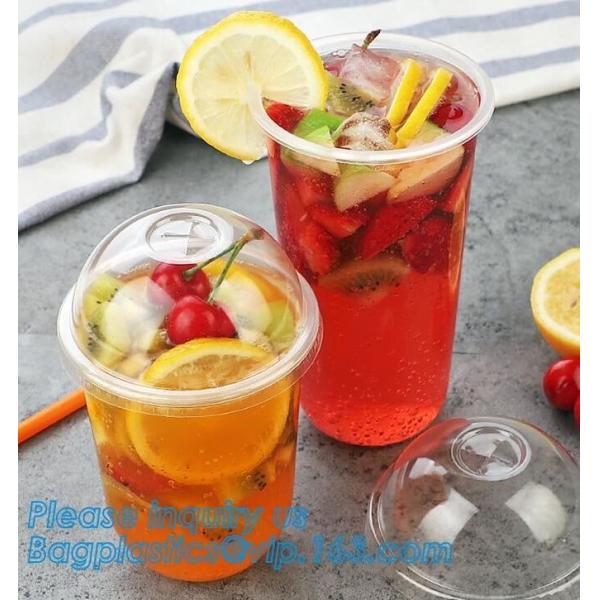 U Shaped Creative Disposable Glitter Cup, Beverage Juice Coffee Tea Takeaway Cups, Milk Shake Smoothie