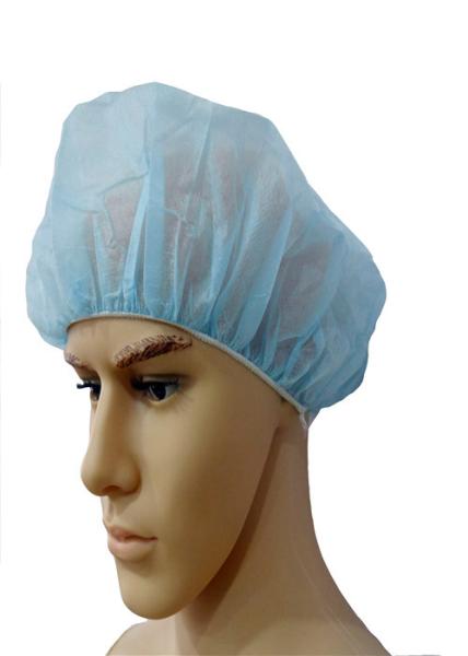 18'' 21'' 24'' Disposable Hair Cover , Disposable Nurse Cap Economic For Operating Room