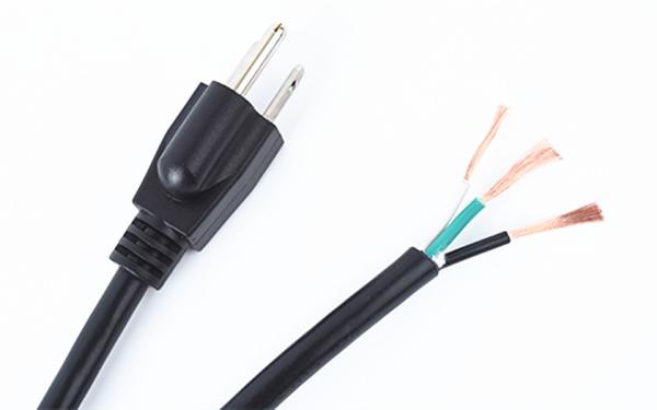 Best American UL 3 pin power cord without stopper 10A rated  0.5m1.5m3m5m and so on