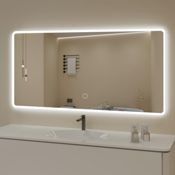 Popular Android System Rectangle Bathroom LED Intelligent Mirror