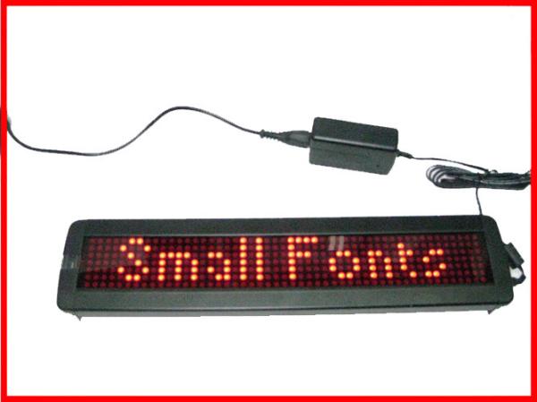 P7.62 LED Moving Sign with remote control F750R Red color