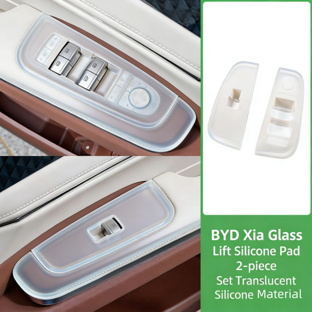BYD Xia 2025 High Quality Plastic Window Lift Panel Sticker Anti-Scratch Glass Control Button Frame Protector Pad Interior Trim