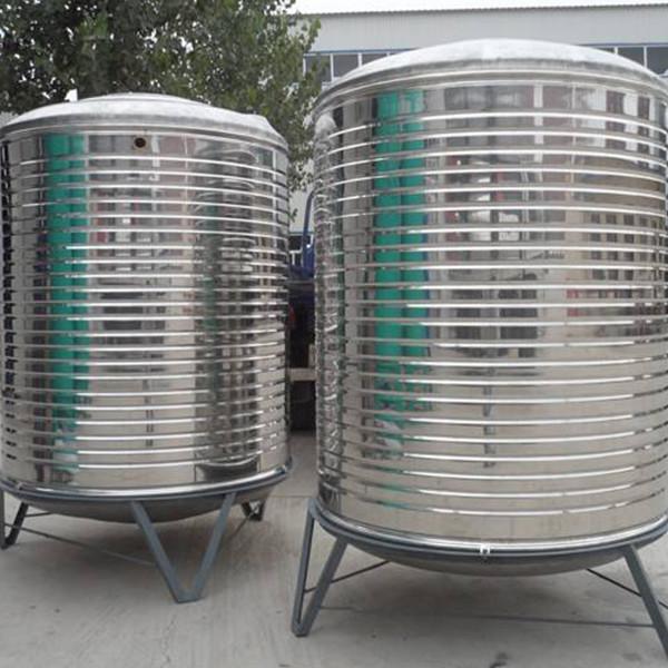 Beverage Stainless Steel Water Tank , Heating Insulated Cylindrical Water Tank