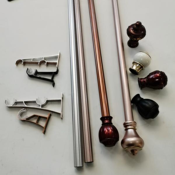 22 занавес штанга держателя потолка одноколейного пути 7m дюйма регулируемый