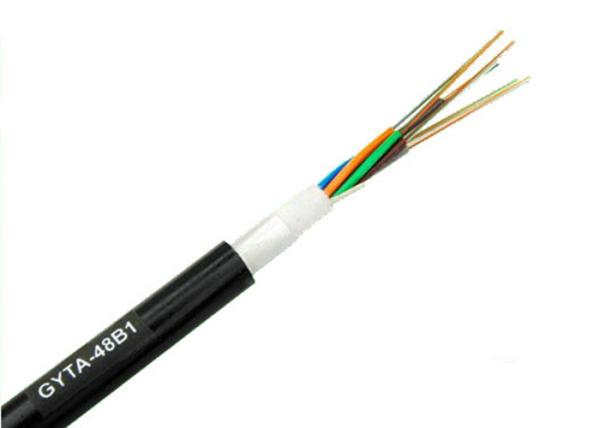 GYTA / GYTS Outdoor Fiber Optic Cable , Multi Strand Aerial Fiber Optic Cable