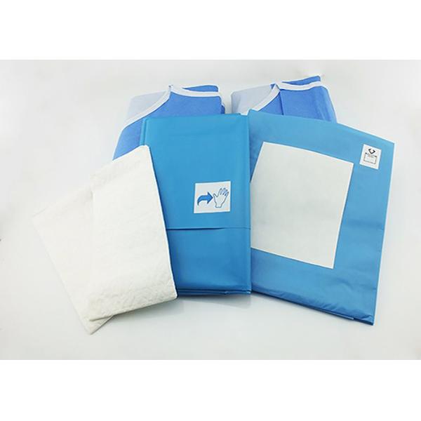 Delivery Procedure Pack SMS Fabric Sterile Green Surgical Pack Essential Lamination Patient Disposable Surgical Pack