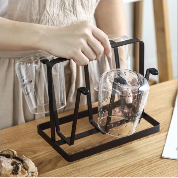 Black Anti Corrosion 20cm Length Cup Holder Stand 6kg Bearing