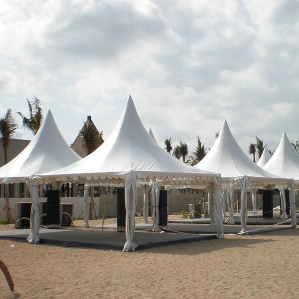 PVC Fabric Luxury Pagoda Tent 20x20 Ft Gazebo Wedding Party Maquee