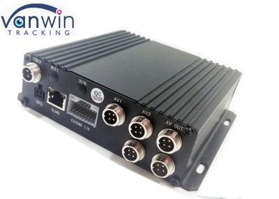 O carro 4CH HD completo DVR móvel, Taxi o porto compacto do lan do registrador RJ45 do dvr dos gps