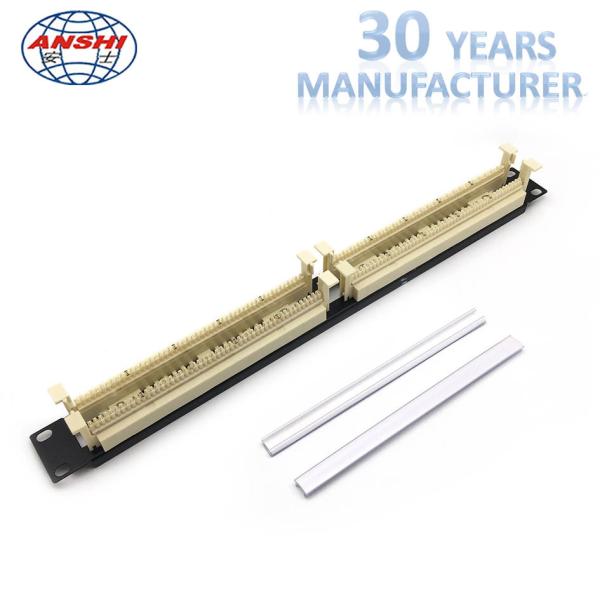 ネットワーク110の穿孔器のブロック19 1U 110相互接続配線盤