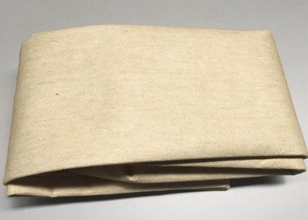 Non Woven Nomex / Aramid Filter Bag Industrial Dust Bag Abrasion Resistance