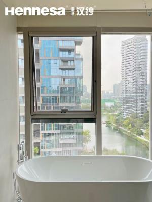 Convenient Lockable Retractable Screen Covering With Aluminum Frame