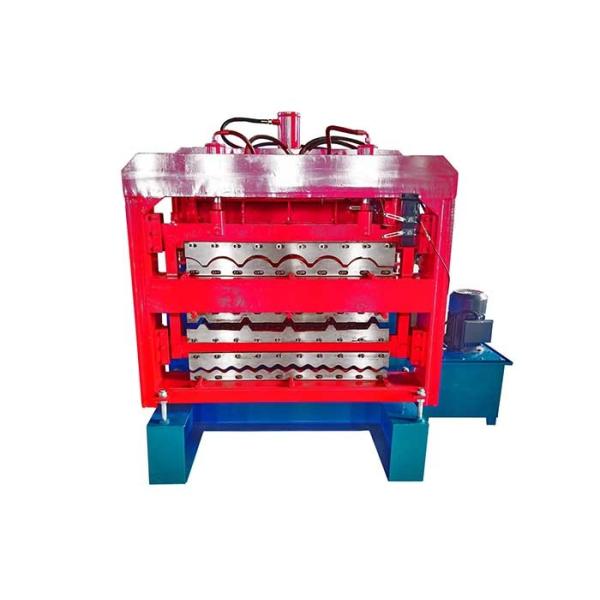 Холодная PPGI Три слоя ролл Формирующая машина В кровельной плиты Стенный панель остекленной плитки