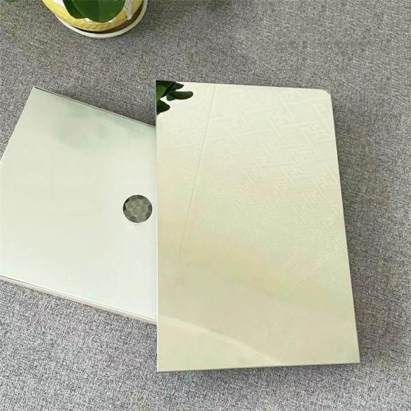 0.8mm Mirror Aluminum Honeycomb Panel For Ceiling Wall Decoration