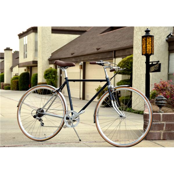 Caliper brake black hi-ten steel  mini small 20 size old style city bike for lady with Shimano 6 speedmade in China