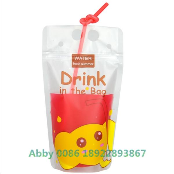 Напиток сока стоит вверх кладет изготовленный на заказ печатая сертификат в мешки УПРАВЛЕНИЯ ПО САНИТАРНОМУ НАДЗОРУ ЗА КАЧЕСТВОМ ПИЩЕВЫХ ПРОДУКТОВ И МЕДИКАМЕНТОВ цвета КМИК с ручкой