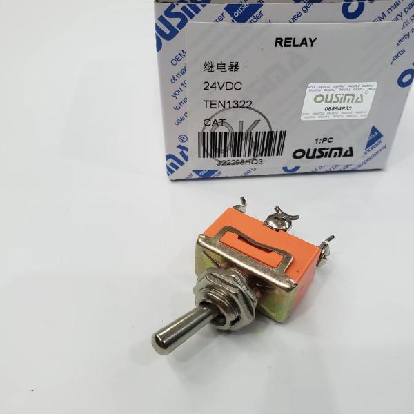 Relé impermeável 24VDC TEN1322 do temporizador da tomada de fulgor para CAT Excavator