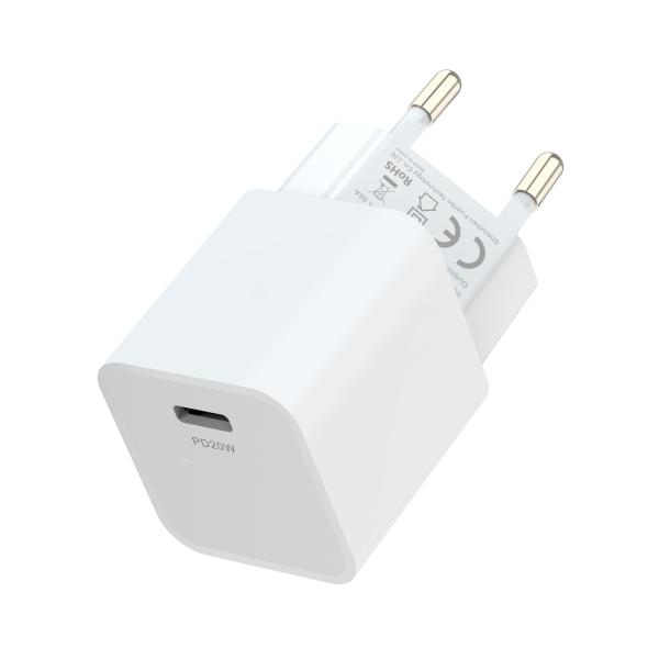 20W carregamento portátil preto da parede de Iphone 12 USB do carregador do paládio Smartphone