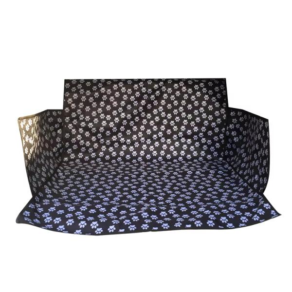 Customized Dog Back Seat Covers Durable Pet Car Seat Covers With Leash Folding Feeding Bowl