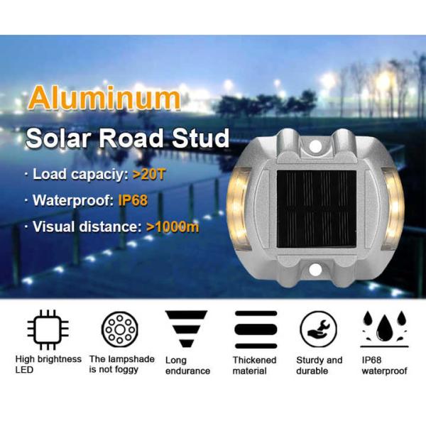 LED Aluminum Solar Road Marker Lights Traffic Solar Powered Road Marker