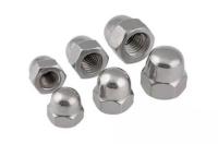 Din 1587 One Piece Carbon Steel Zinc Planted Hexagon Domed Cap Nut