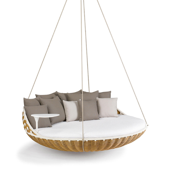 Indoor Outdoor Patio Hanging Hammock Single Seat Swing Chair for Garden Furniture Sale