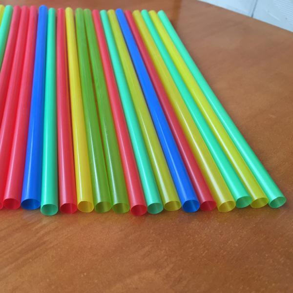 Colorful Straight Straws Disposable Drinking Straw plastic 245*7.5 mm