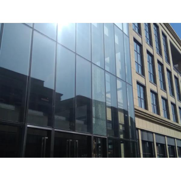 2.0mm Thick Aluminium Curtain Walls Exposed Hidden Frame Glass Curtain Wall System