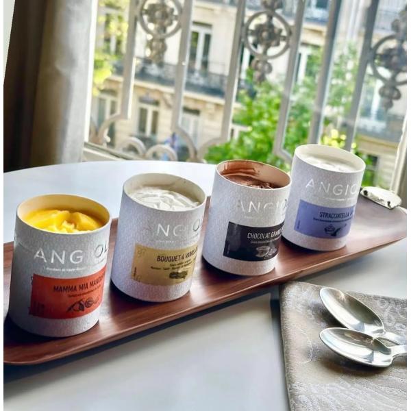 Eco-Friendly Round Paper Box Ice Cream Cardboard Paper Tube For Sustainable Packaging