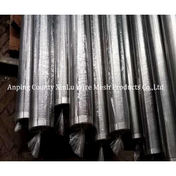 Cuña de acero inoxidable del alambre de la pantalla de filtro de la arena 304 del pozo de agua V