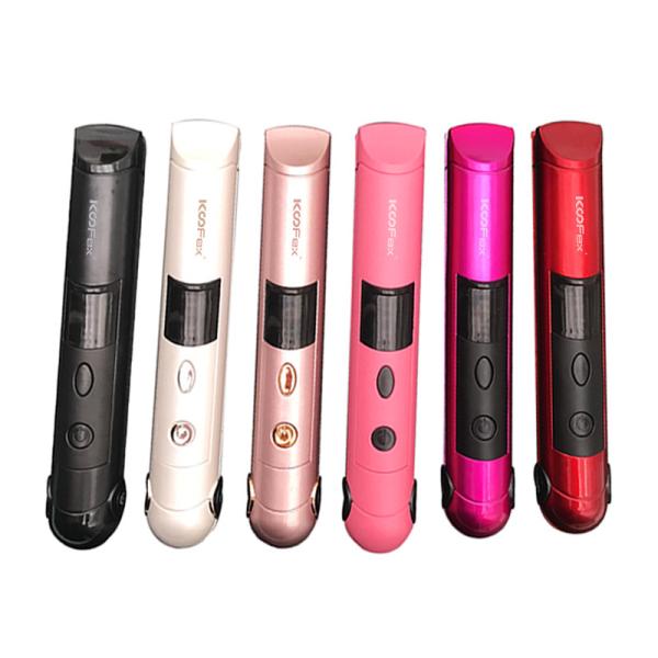 Frizzproof Ceramic Flat Iron Hair Straightener , Hotel 25W Straightener Curler 2 In 1