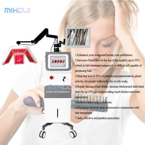 Máquina de Tratamento de Perda de Cabelo de Infravermelho Multifuntcional para Eliminação de Acne