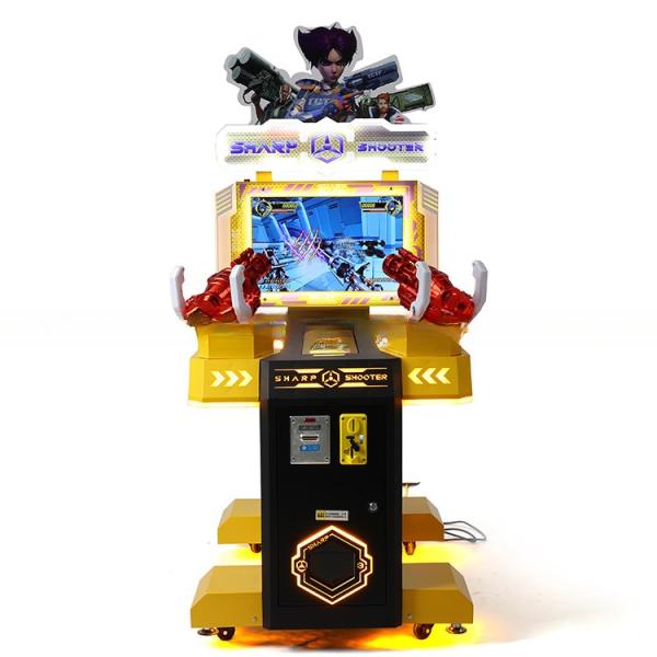 Double Players Shooter Arcade Machine 1500w Gun Arcade Cabinet