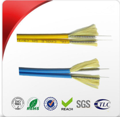 Flexible Breakout Fiber Optic Indoor Cable 2.0mm 24 Core Bundle Optical Cable Single Mode