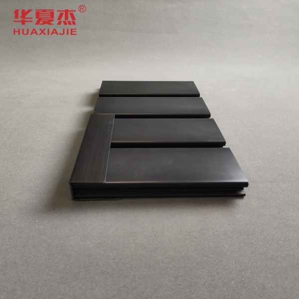 Smooth Excellent Impact Resistance Pvc Garage Wall Durability PVC Balck Slatwall