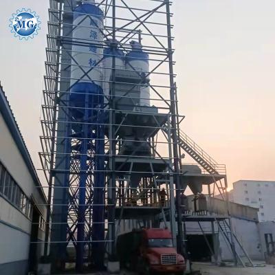 Energy Saving Dry Mortar Mixing Machine Wall Putty Skim Coat Tile Glue 30T / H