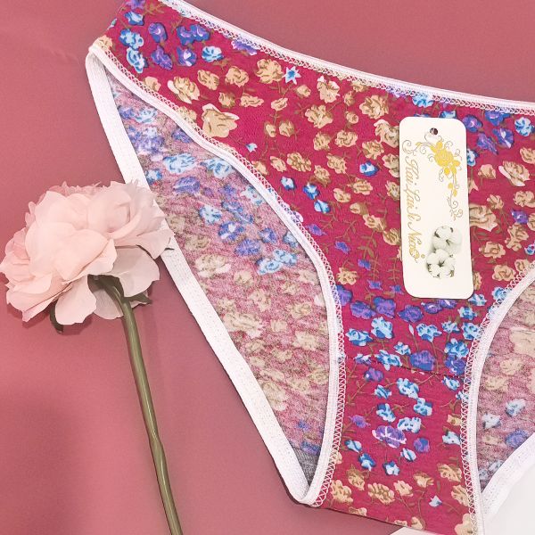 Cotton Underwear Ladies Small XL-2XL Mixed Color Mixed Code 12 Pack Best Selling Printed Ladies Underwear