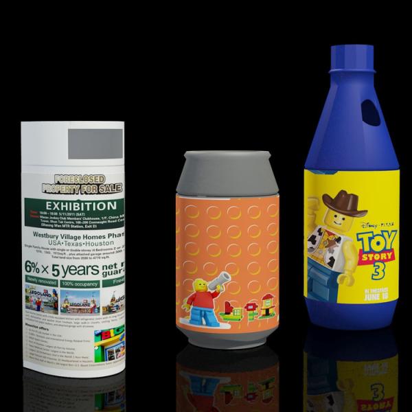 Реклама 45L гальванизировала стальные на открытом воздухе отсеки мусорного бака 3