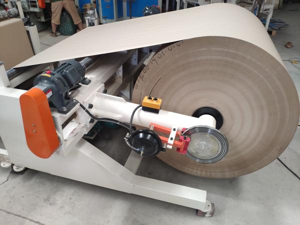 High Speed Mother Kraft Paper Roll Rewinding Cutting Machine